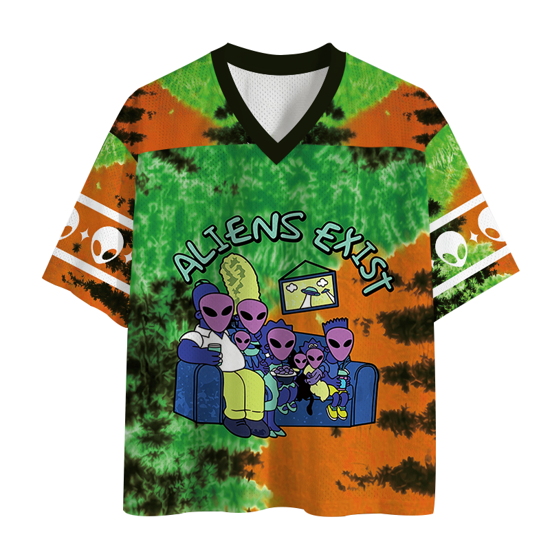 Modecanvas Aliens Exist Mesh Jersey-modecanvas