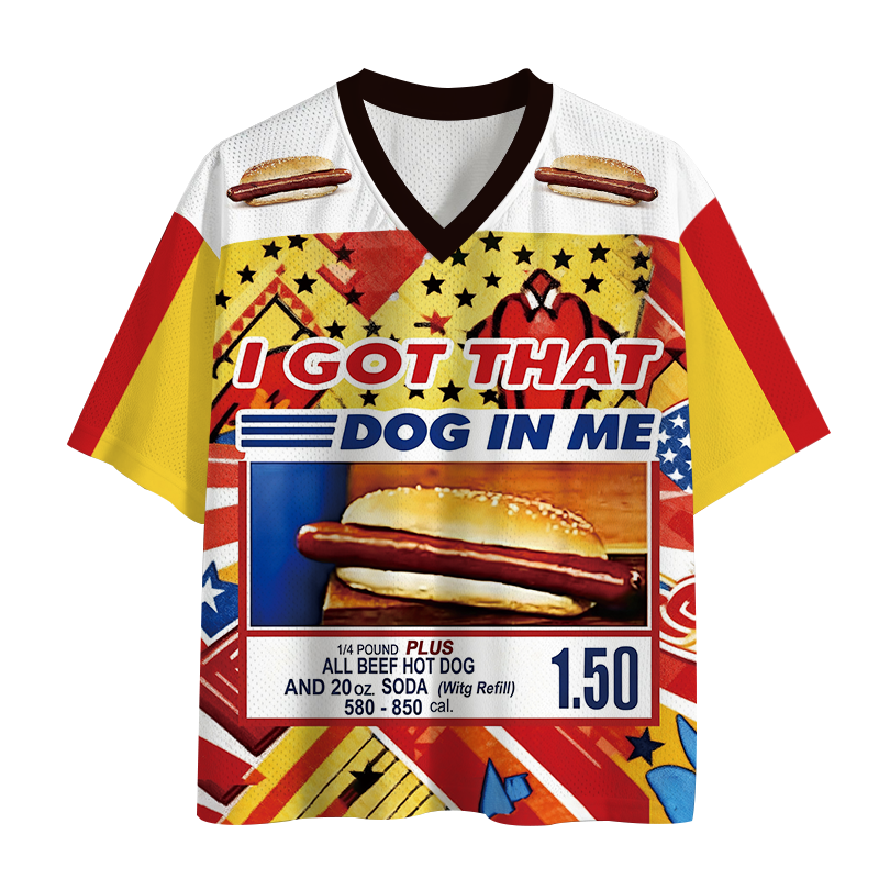 Modecanvas I Got That Dog Mesh Jersey-modecanvas