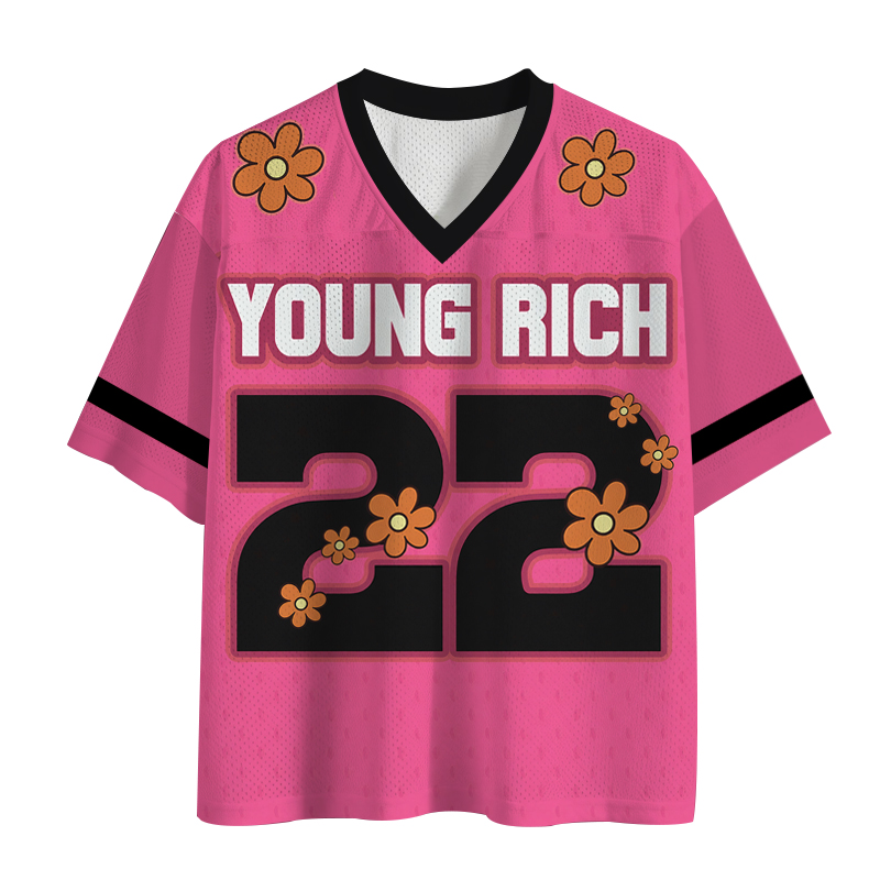 Modecanvas Young Rich Mesh Jersey-modecanvas