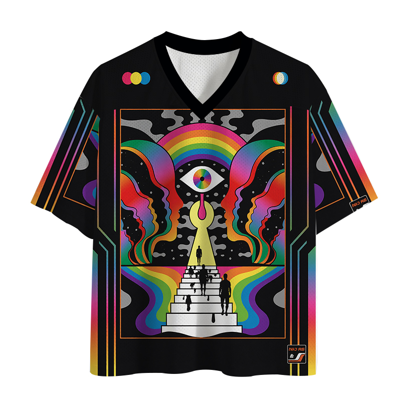 Modecanvas Step Into the Mind Mesh Jersey-modecanvas