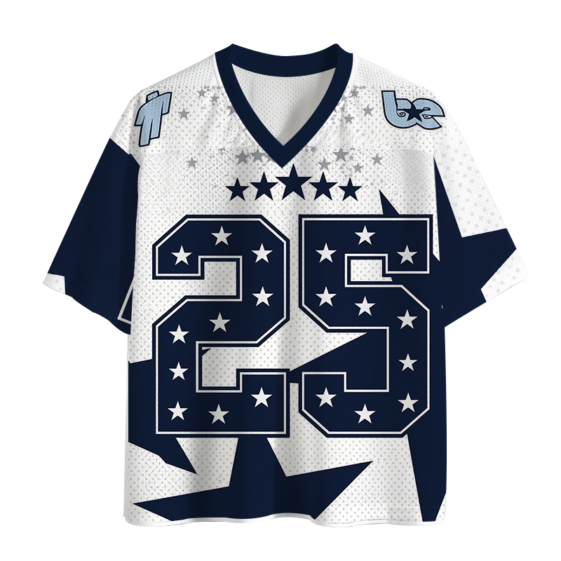 Modecanvas 25 Star Mesh Jersey-modecanvas