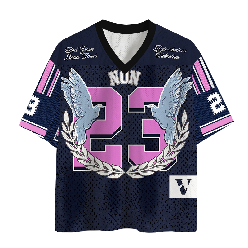 Modecanvas Pigeon Rise Mesh Jersey-modecanvas