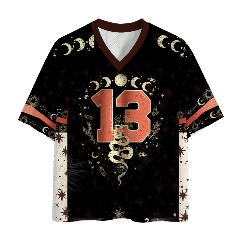Modecanvas Mystical Moon Mesh Jersey-modecanvas