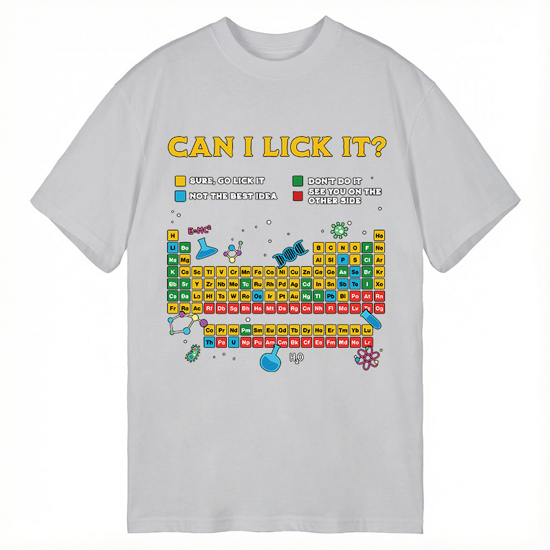 Modecanvas Periodic Table DTG Printing Classic T-Shirt-modecanvas