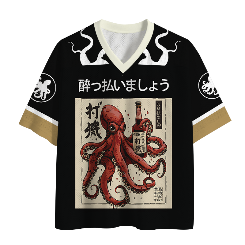 Modecanvas Osaka Octopus Mesh Jersey-modecanvas