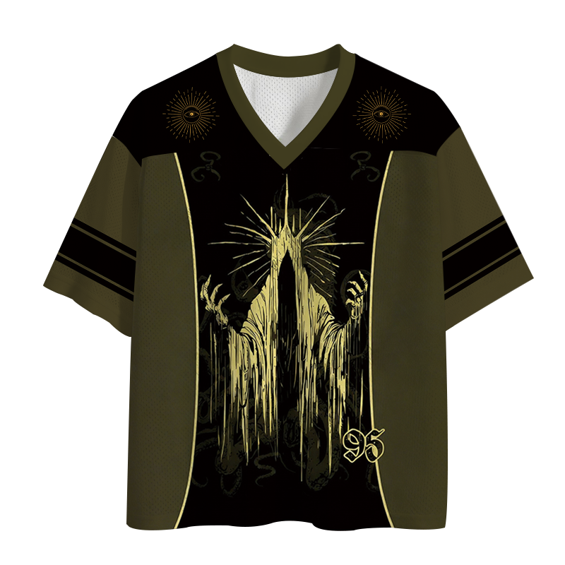 Modecanvas The King in Yellow Mesh Jersey-modecanvas