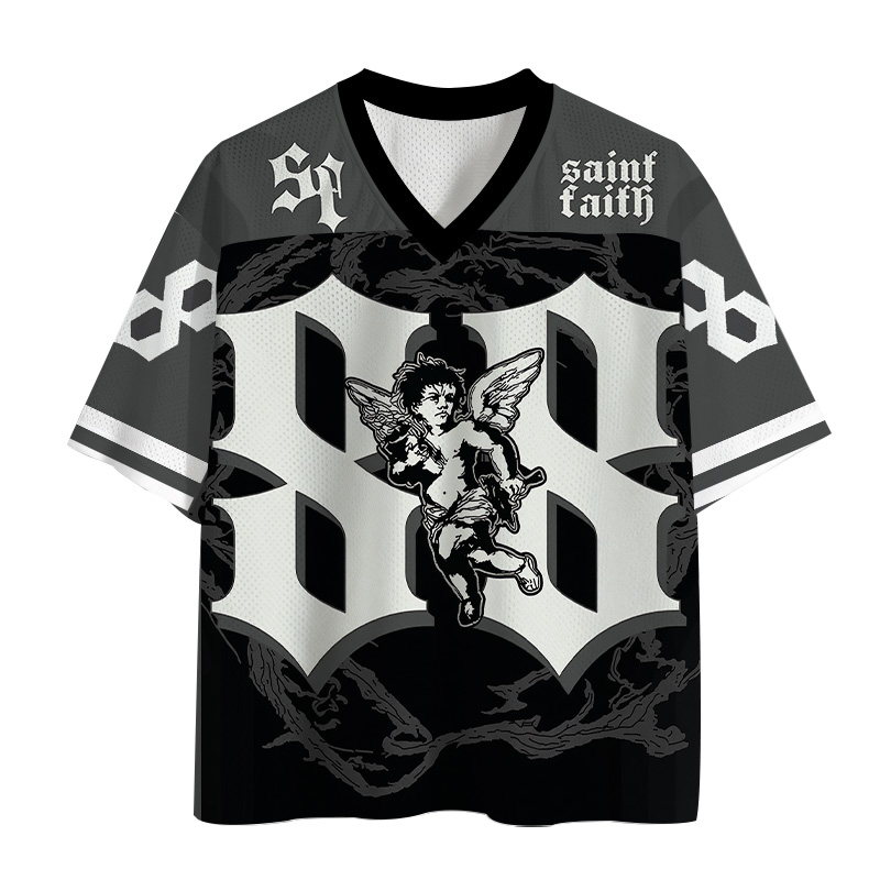 Modecanvas Saint Faith Mesh Jersey-modecanvas