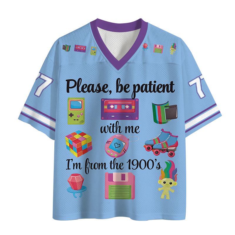 Modecanvas Please Be Patient Mesh Jersey-modecanvas