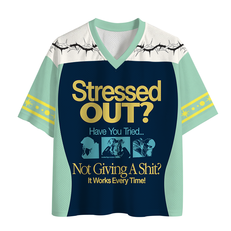 Modecanvas Stressed Out? Mesh Jersey-modecanvas