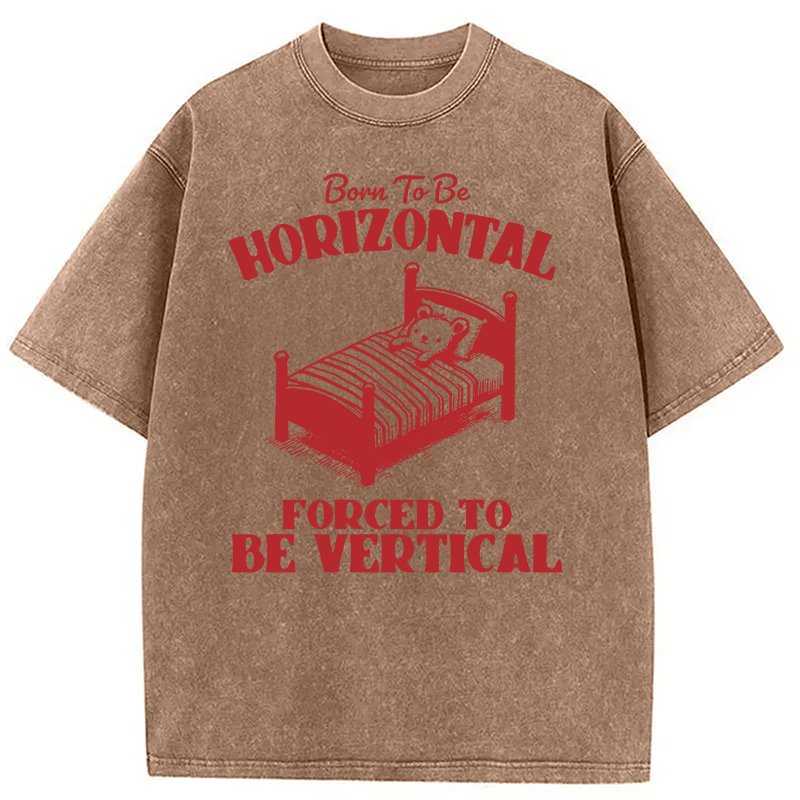 Modecanvas Mental Health Retro Meme DTG Printing Washed T-Shirt