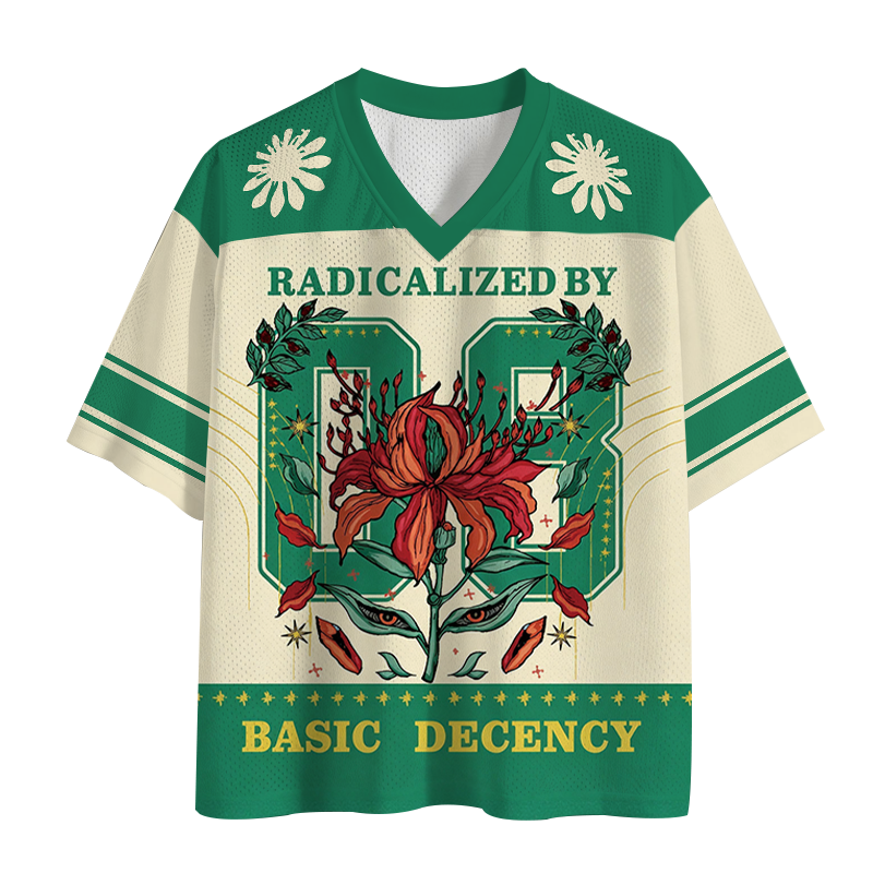 Modecanvas Radicalized By Basic Decency Mesh Jersey-modecanvas