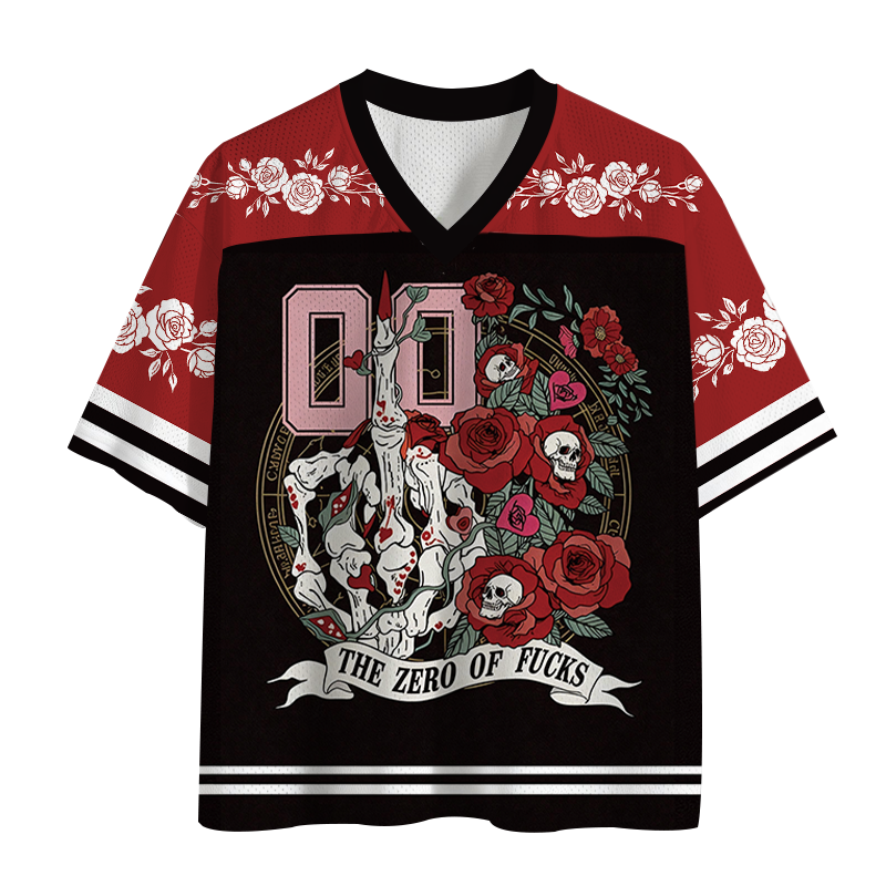 Modecanvas The Zero Of Fucks Mesh Jersey-modecanvas