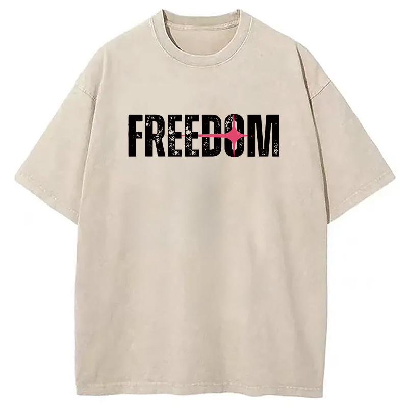 Modecanvas Freedom DTG Printing Washed T-Shirt