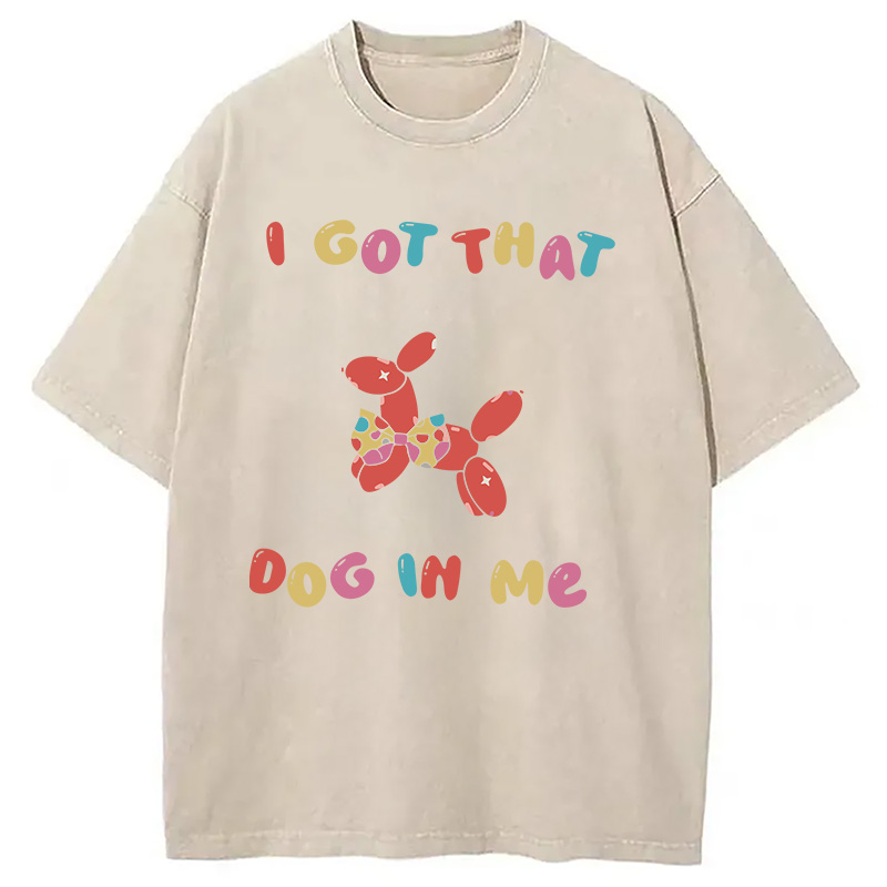 Modecanvas Clowncore Meme DTG Printing Washed T-Shirt