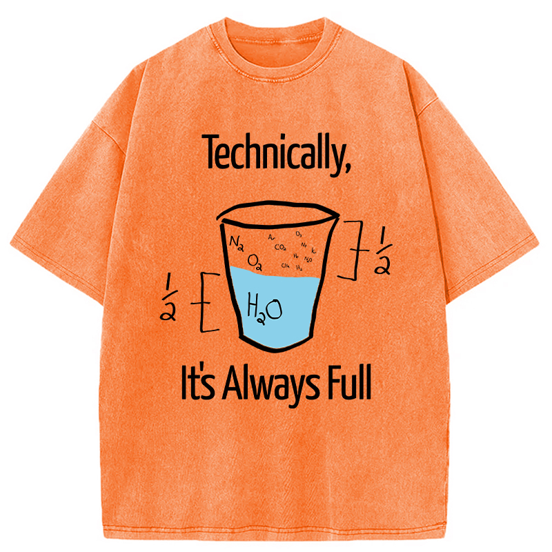 Modecanvas Science Is Optimistic DTG Printing Washed T-Shirt