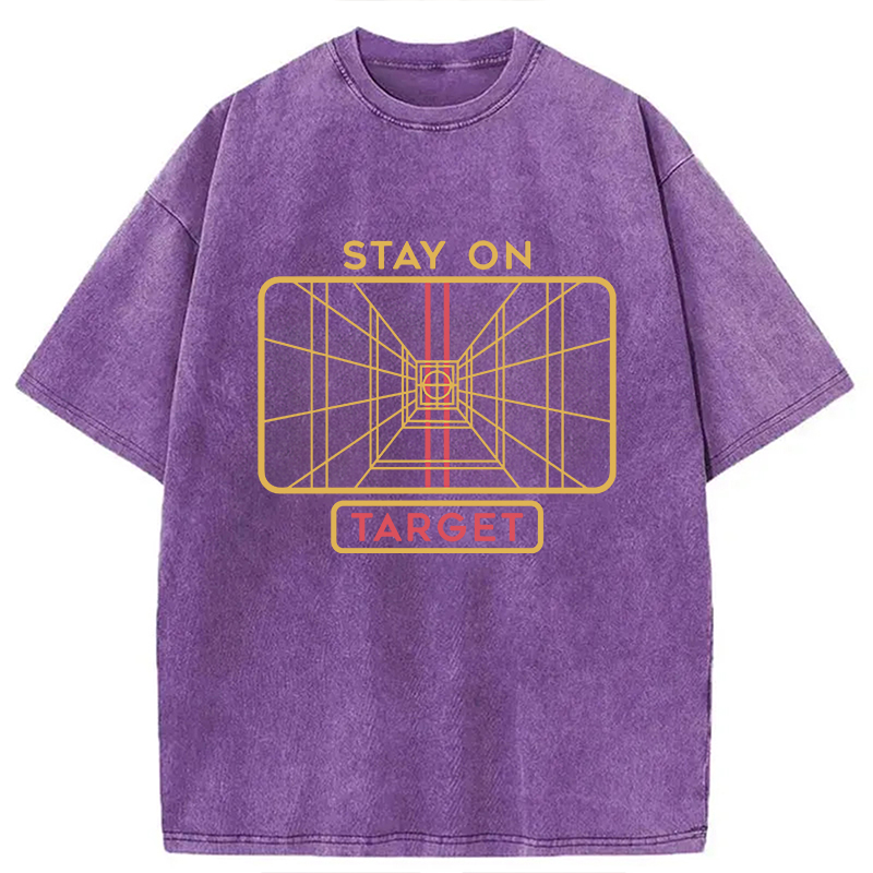 Modecanvas Stay On Target DTG Printing Washed T-Shirt