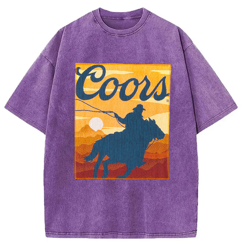 Modecanvas Coors DTG Printing Washed T-Shirt