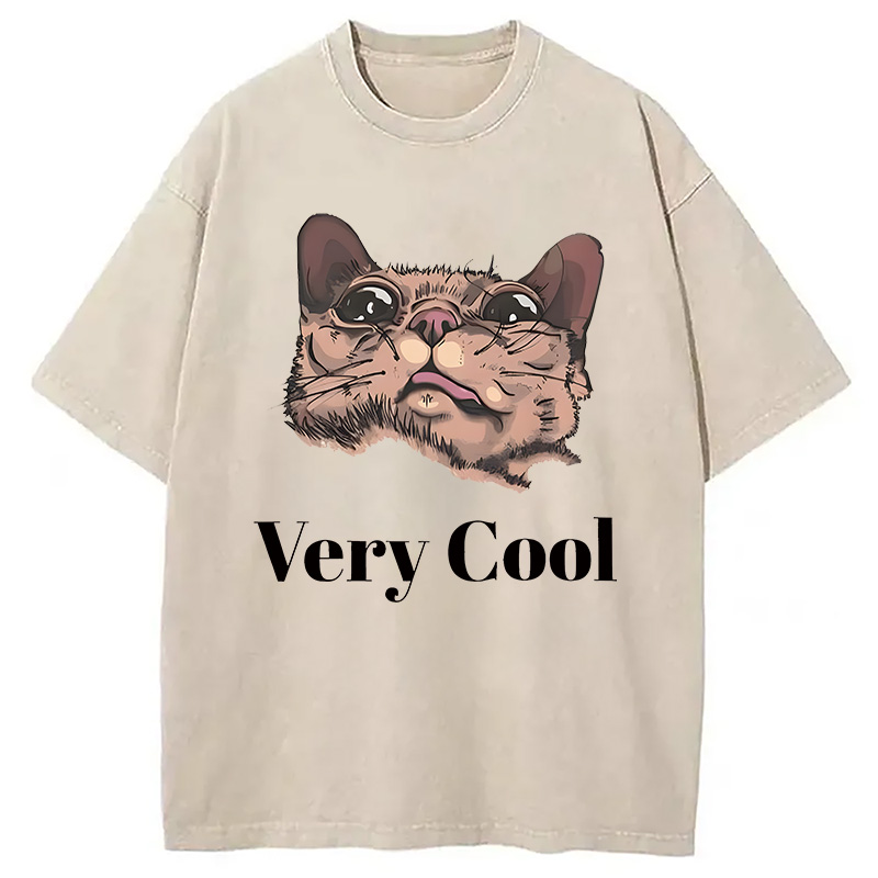 Modecanvas Gumbus Very Cool DTG Printing Washed T-Shirt