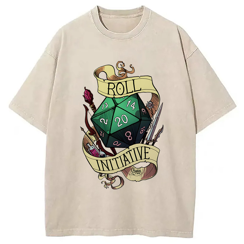 Modecanvas Roll Initiative DTG Printing Washed T-Shirt