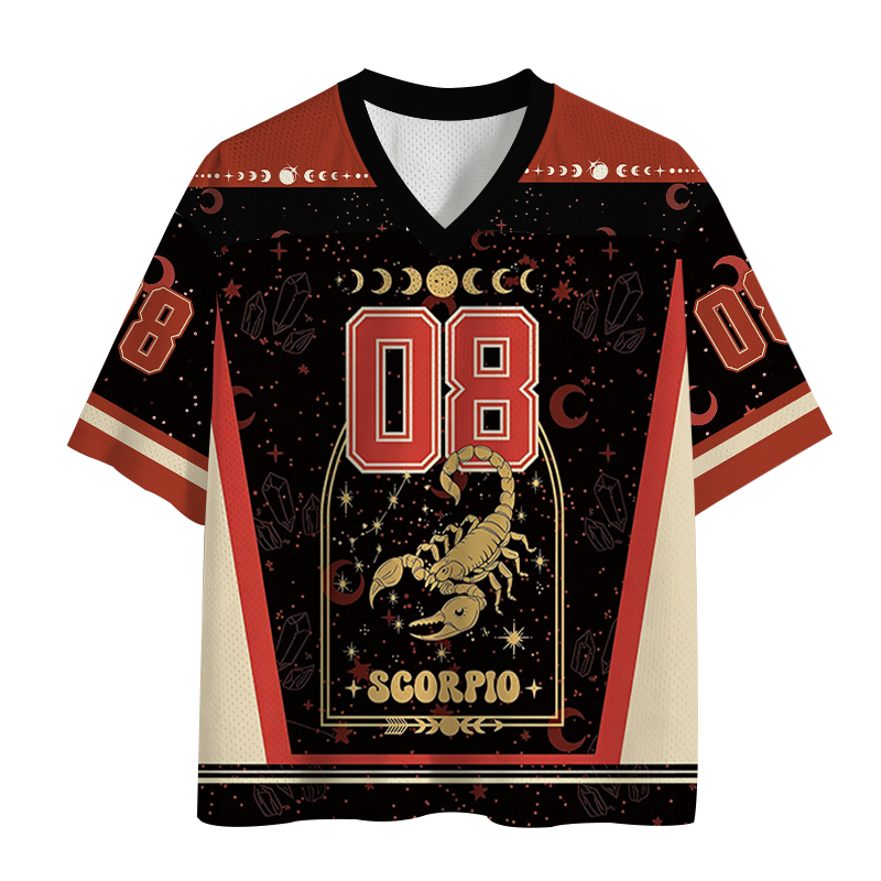 Modecanvas Zodiac Scorpio Under the Stars Mesh Jersey-modecanvas