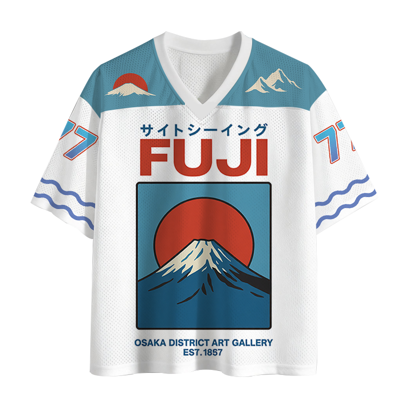 Modecanvas Mount Fuji Mesh Jersey-modecanvas