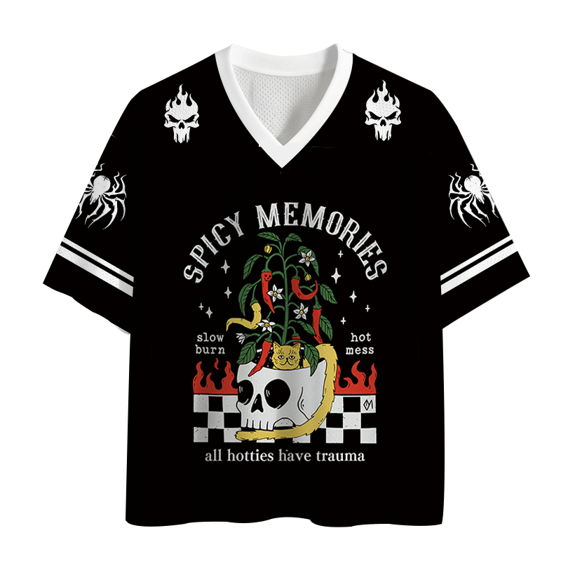 Modecanvas Spicy Memories Mesh Jersey-modecanvas
