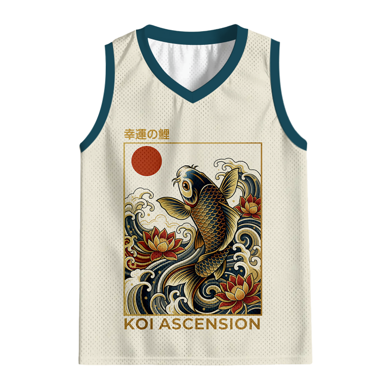 Modecanvas Gate of Destiny:Koi Jersey Tank