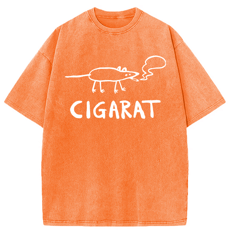 Modecanvas CIGARAT DTG Printing Washed T-Shirt
