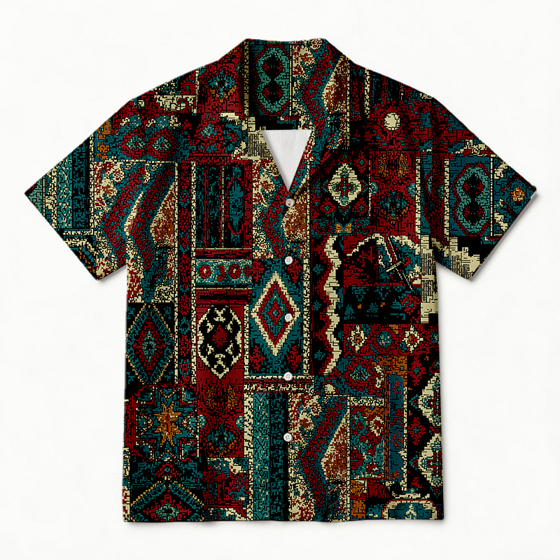 Modecanvas Nomad Carpet Hawaiian Shirt