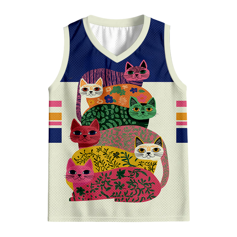 Modecanvas The Cat Stack Jersey Tank