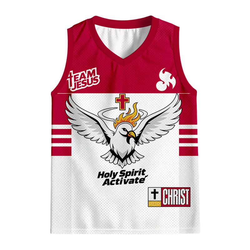 Modecanvas Holy Spirit Activate Christian Jersey Tank