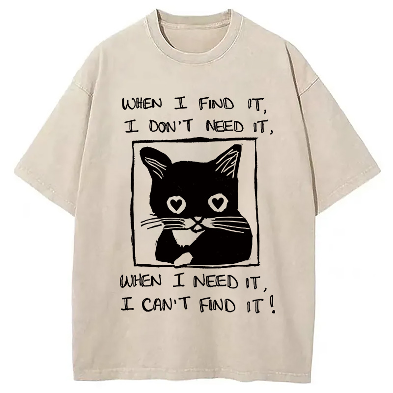 Modecanvas Life Rules DTG Printing Washed T-Shirt