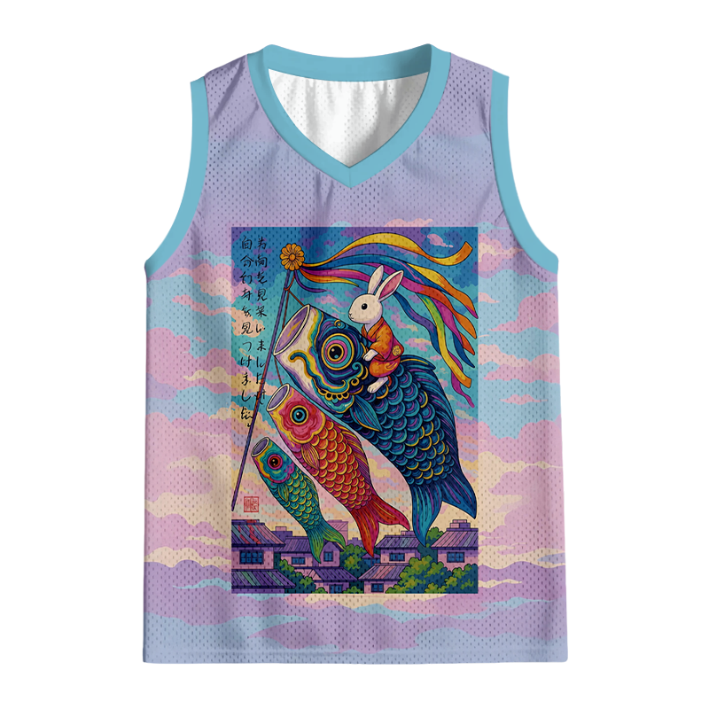 Modecanvas Lost&Found-Koi Rider Jersey Tank