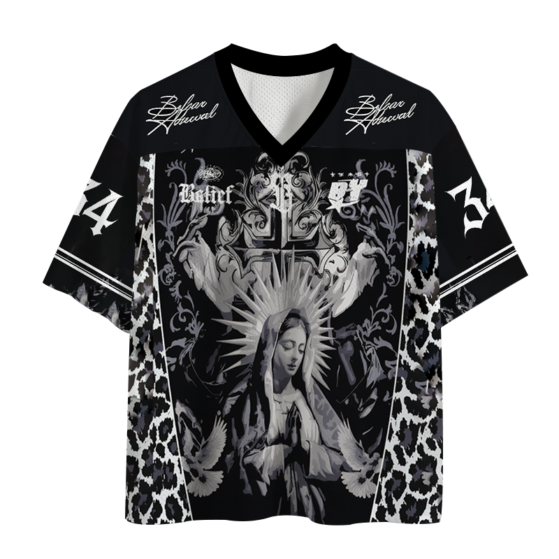 Modecanvas Street Life Mesh Jersey-modecanvas