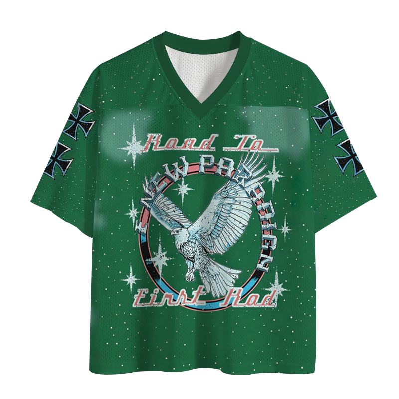 Modecanvas Iron Faith Green Mesh Jersey-modecanvas