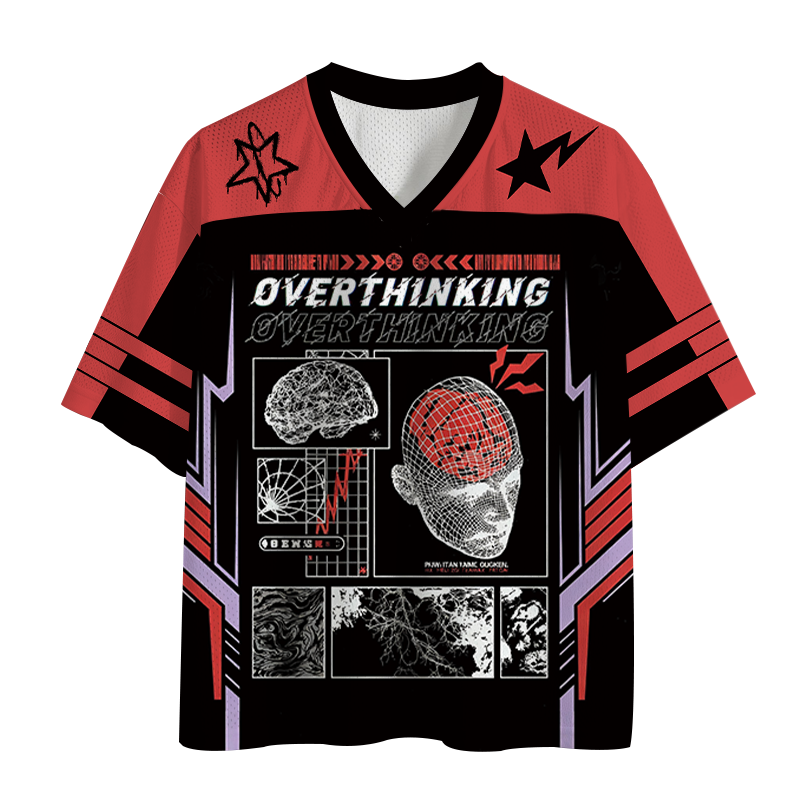 Modecanvas OVERTHINKING Total Meltdown Mesh Jersey-modecanvas