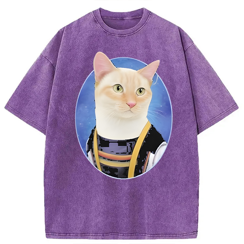 Modecanvas Doctor Mew DTG Printing Washed T-Shirt