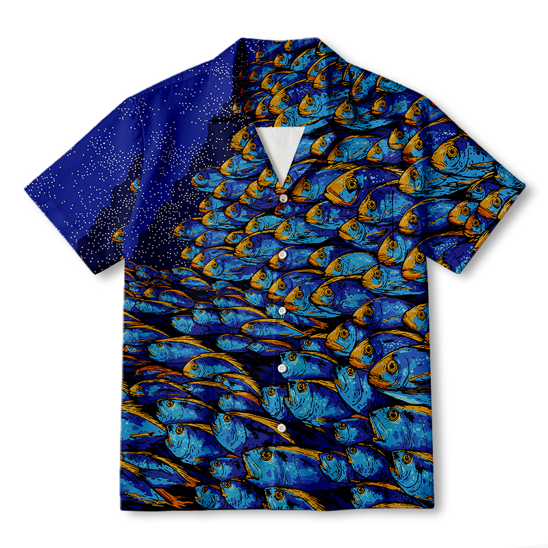 Modecanvas Ocean Fish Hawaiian Shirt