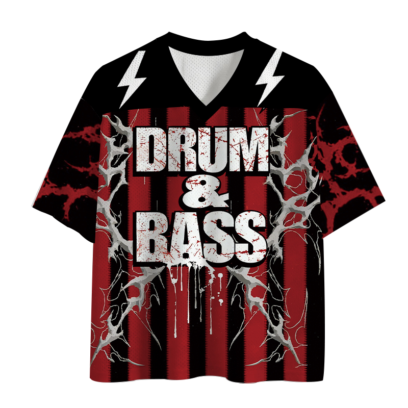 Modecanvas Drum And Bass Mesh Jersey-modecanvas