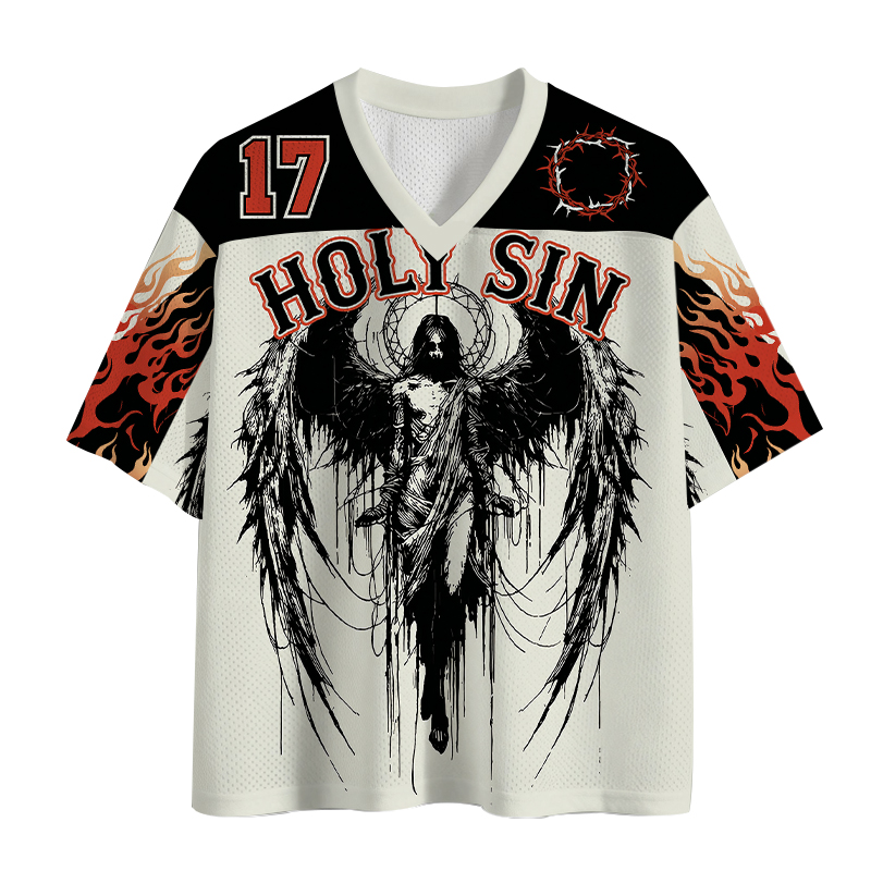 Modecanvas Holy Sin Mesh Jersey-modecanvas