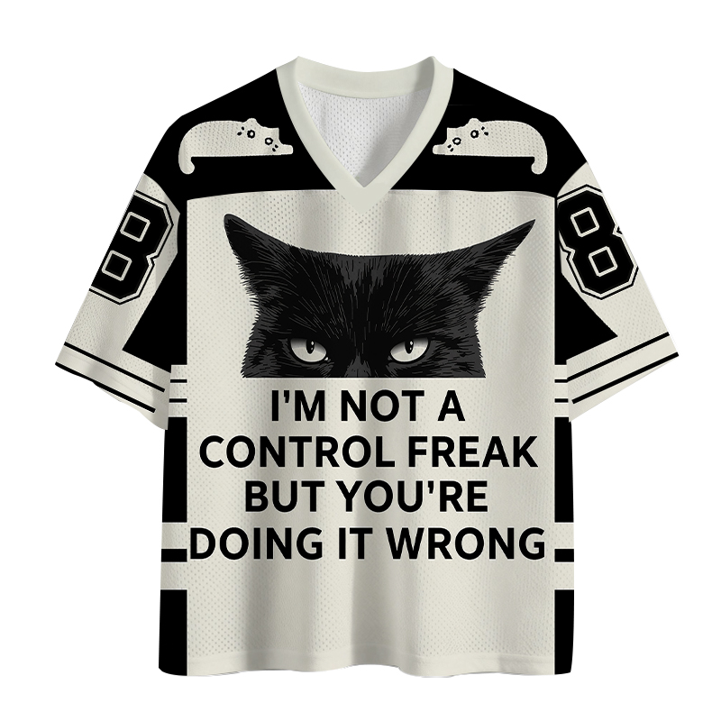 Modecanvas Control Freak Cat Mesh Jersey-modecanvas