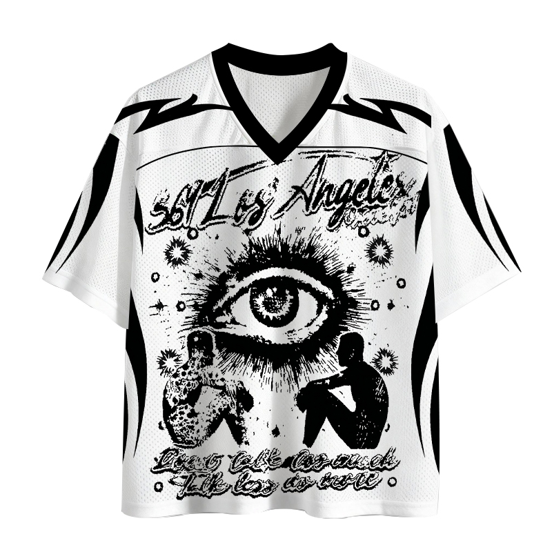 Modecanvas Life & Death Mesh Jersey-modecanvas