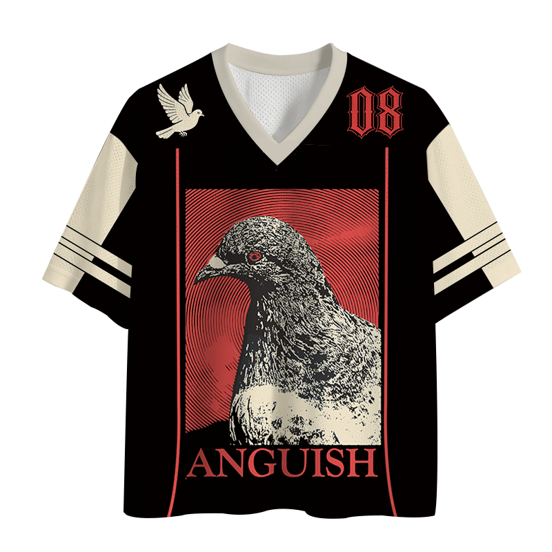 Modecanvas The Weight of Urban Anguish Mesh Jersey-modecanvas