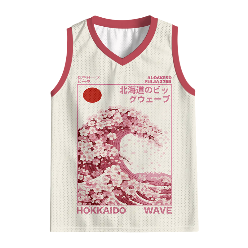 Modecanvas Sakura Surge-Hokkaido Wave Jersey Tank