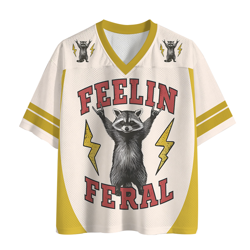 Modecanvas Feelin Feral Mesh Jersey-modecanvas