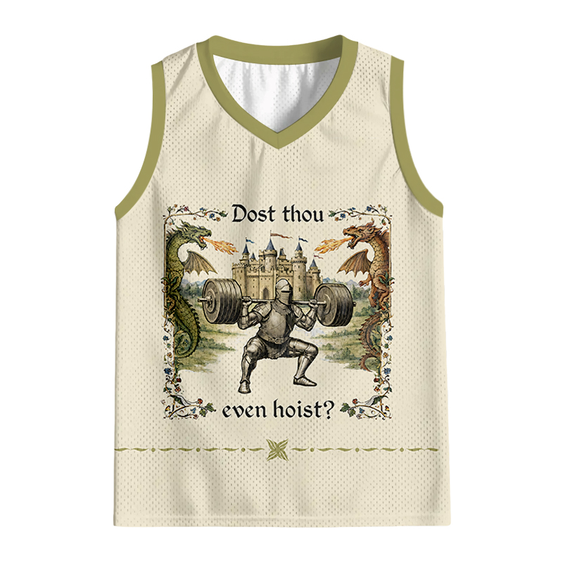 Modecanvas Dost Thou Even Hoist Medieval Jersey Tank