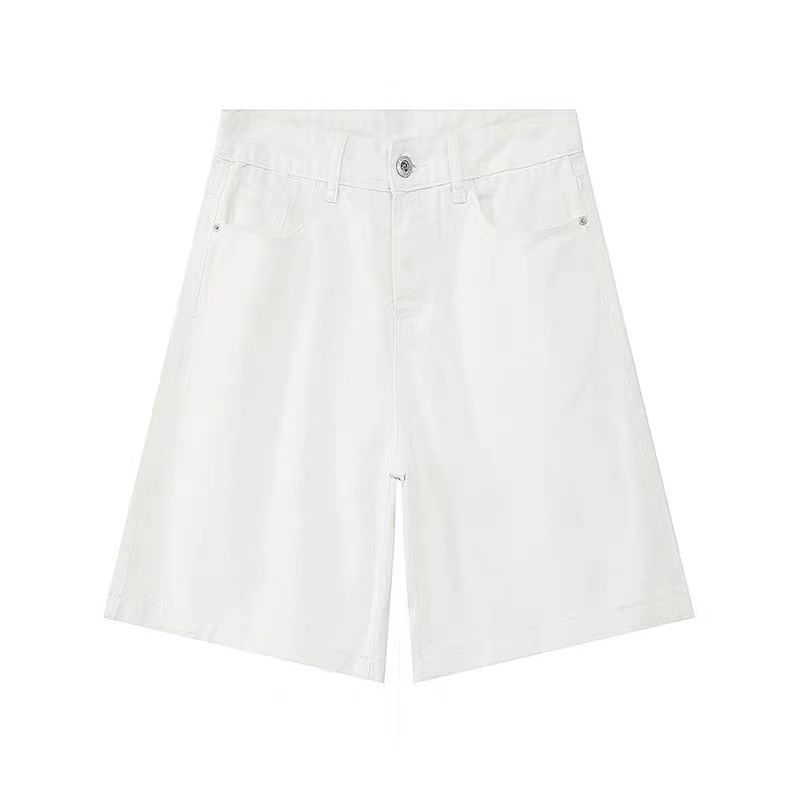 Modecanvas Classic White Denim Short