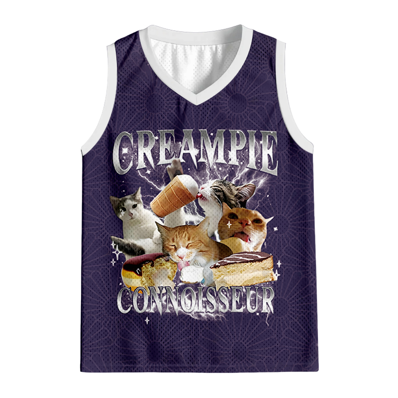 Modecanvas Creampie Connoisseur Meme Jersey Tank