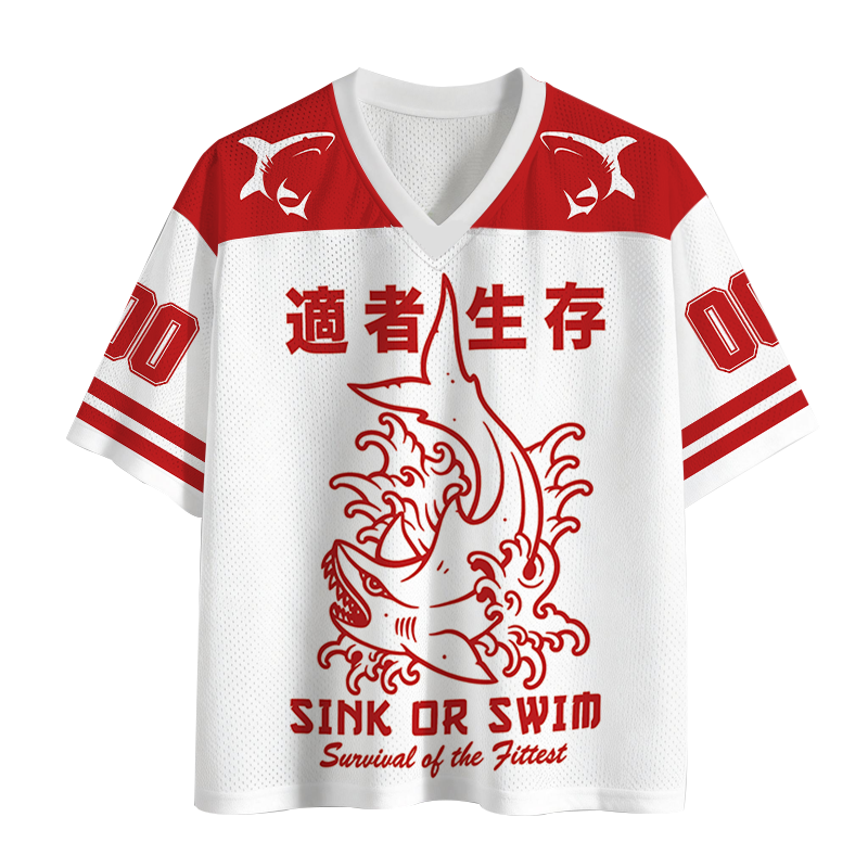 Modecanvas Sink Or Swim Mesh Jersey-modecanvas