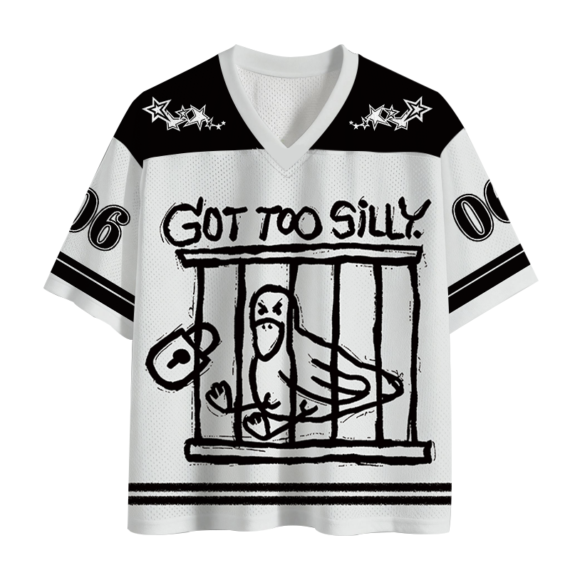 Modecanvas Lock Up A Stupid Goose Mesh Jersey-modecanvas